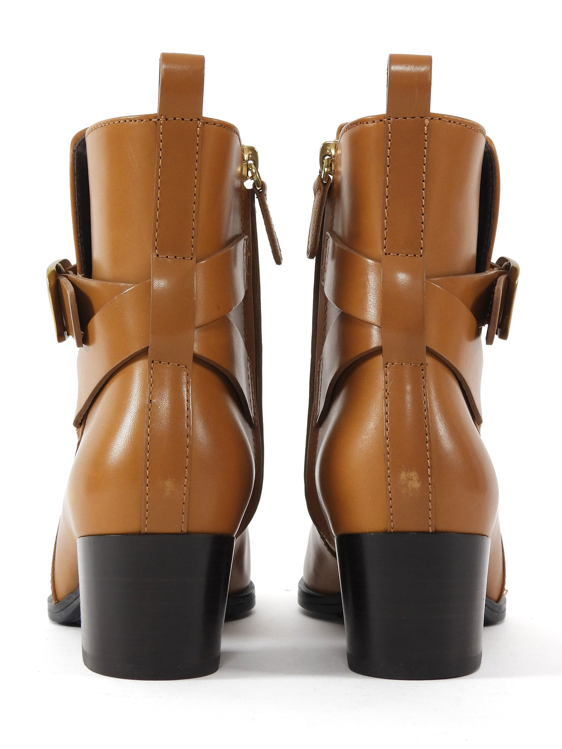 Tod's Cognac Brown Leather Ankle Boots - 6.5