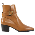 Tod's Cognac Brown Leather Ankle Boots - 6.5