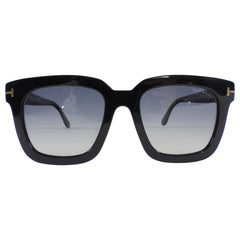 $485 Love these!  ❤️ NEW Tom Ford Sari TF690 Polarized Sunglasses in Black Tom Ford | Sari Sunglasses - YouTube main image 4