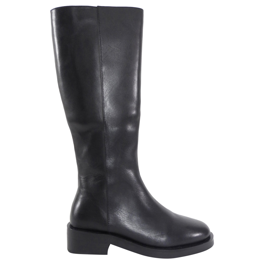 Tony Bianco Black Leather Tall Torres Boot - 36.5