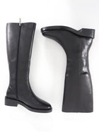Tony Bianco Black Leather Tall Torres Boot - 36.5