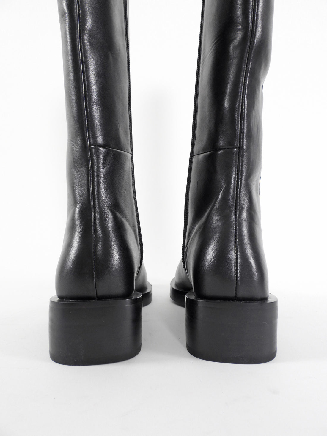 Tony Bianco Black Leather Tall Torres Boot - 36.5