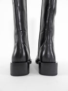 Tony Bianco Black Leather Tall Torres Boot - 36.5