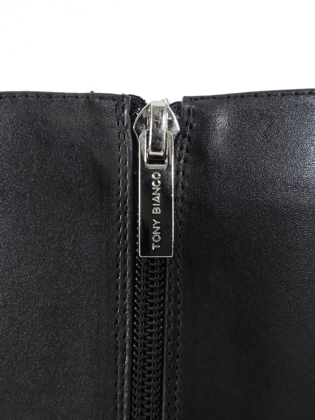 Tony Bianco Black Leather Tall Torres Boot - 36.5