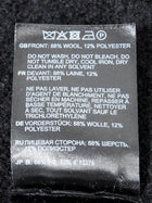 Toteme Black Boiled Wool Embroidered Edge Scarf Jacket - 34