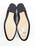 Toteme Black Canvas and Leather The Canvas Penny Loafer 37