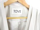 Tove Light Greige Shawl Collar Rhea Tie Jacket  - 36 / 4 / S