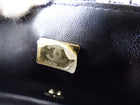 Chanel 24P Black and White Fantasy Tweed Mini Top Handle Chain Bag