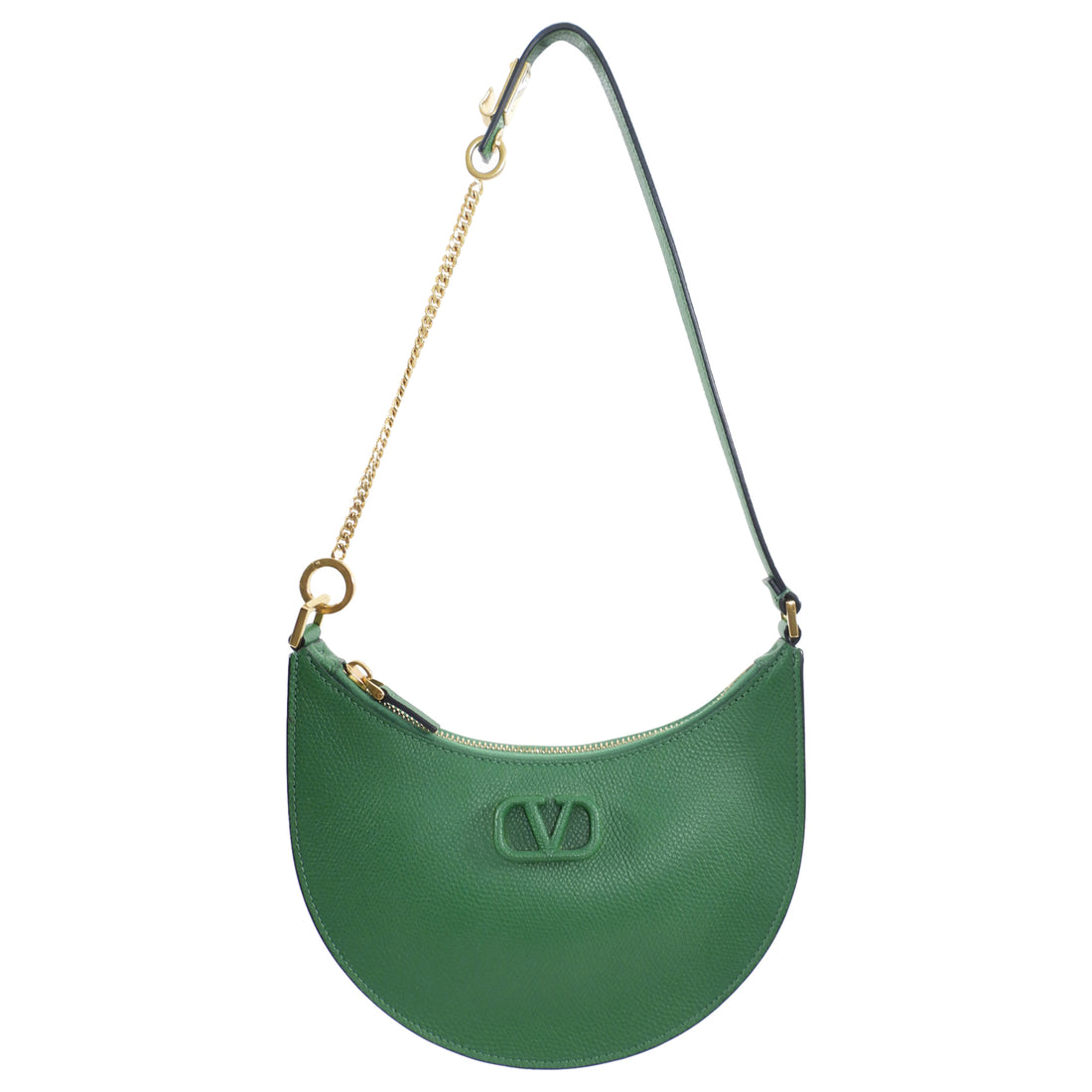 Valentino Green Mini V Logo Shoulder Bag