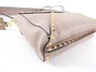 Valentino Rock Stud Nude Grained Leather Hype Crossbody Bag