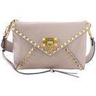 Valentino Rock Stud Nude Grained Leather Hype Crossbody Bag