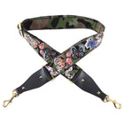 Valentino Guitar Bag Strap Camo and Embroidered Butterflies