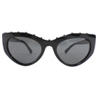 Valentino VA4060 Black Acetate Cat Eye Rockstud Sunglasses