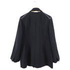 Victoria Beckham Black Paneled Blazer with White Trim - S / M