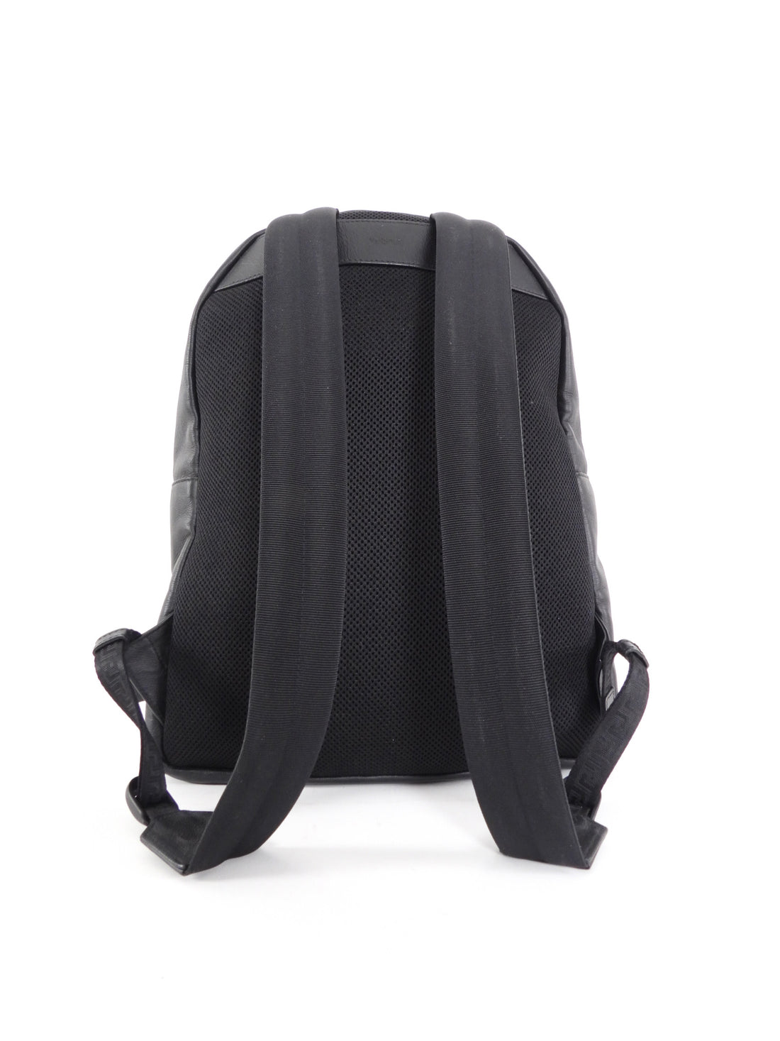 Versace Medusa Icon Black Calfskin Leather Unisex Backpack