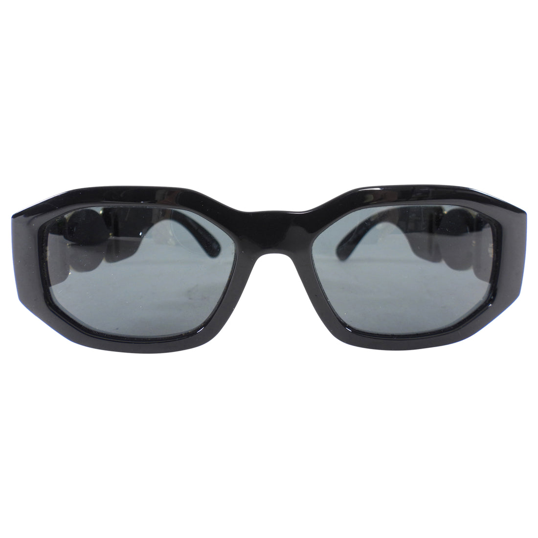 Versace Black Acetate Sunglasses with Gold Medusa 4361