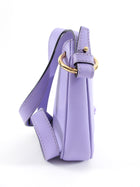 Versace Lilac Purple Mini Medusa Head Crossbody Bag