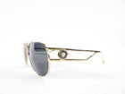 Versace Gold Aviator Medusa Sunglasses 2555