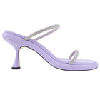 Wandler Lilac Purple June Strass Two Band Sandals - 40