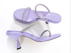 Wandler Lilac Purple June Strass Two Band Sandals - 40