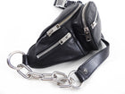 Alexander Wang Black Leather Attica Chain Belt Bag