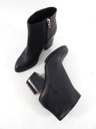 Alexander Wang Black Leather Ankle Boots - 7.5