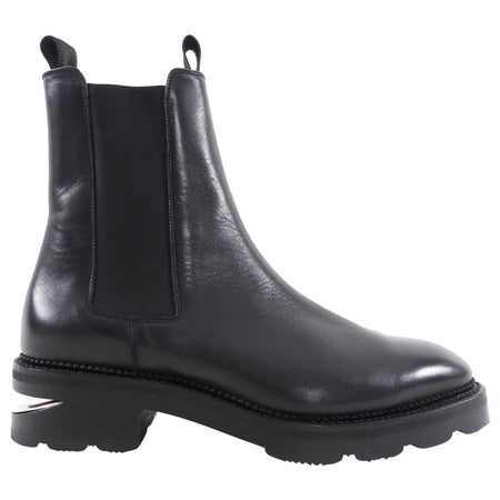 Alexander Wang Black Leather Andy Boot - 37.5