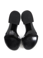 Alexander Wang Black Leather Abby Block Heel Sandals - 37
