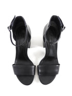 Alexander Wang Black Leather Abby Block Heel Sandals - 37