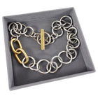 Alexander Wang Chunky Chain Toggle Two-Tone Necklace