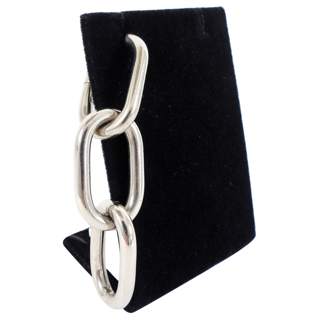 Alexander Wang Chunky 3 Loop Chain Drop Mono Earring