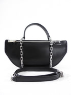 Alexander Wang Black Leather Attica Soft Mini Top Handle Chain Bag