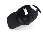 Welldone Black Cotton Cap with Pearl Logo - one size