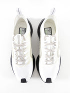 Gucci Run White Mesh GG Sneakers with Black Soles - 37 / 7