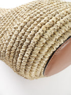 Hunting Season Natural Raffia Woven Two Way Basket Bag