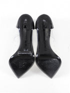 Saint Laurent Black Patent Clear Acrylic Opyum Pumps - 37 / 6.5