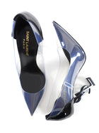 Saint Laurent Black Patent Clear Acrylic Opyum Pumps - 37 / 6.5
