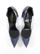 Saint Laurent Black Patent Clear Acrylic Opyum Pumps - 37 / 6.5