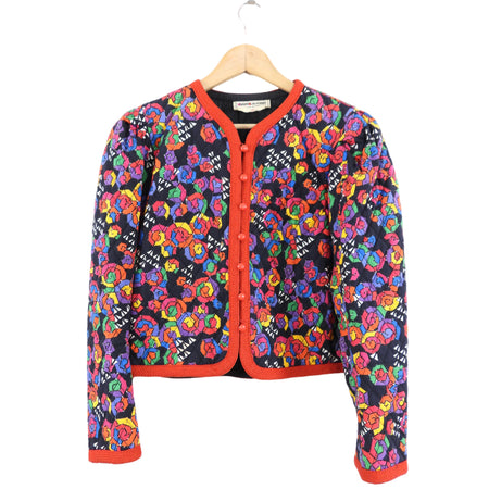 Yves Saint Laurent Rive Gauche Vintage 1980's Multicolour Quilt Jacket