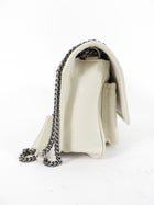 Saint Laurent Ivory Niki Baby Aged Quilted Leather Shoulder Bag