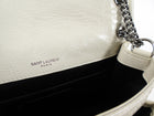 Saint Laurent Ivory Niki Baby Aged Quilted Leather Shoulder Bag