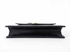 Saint Laurent Black Grain de Poudre Cassandre Wallet on Chain Bag