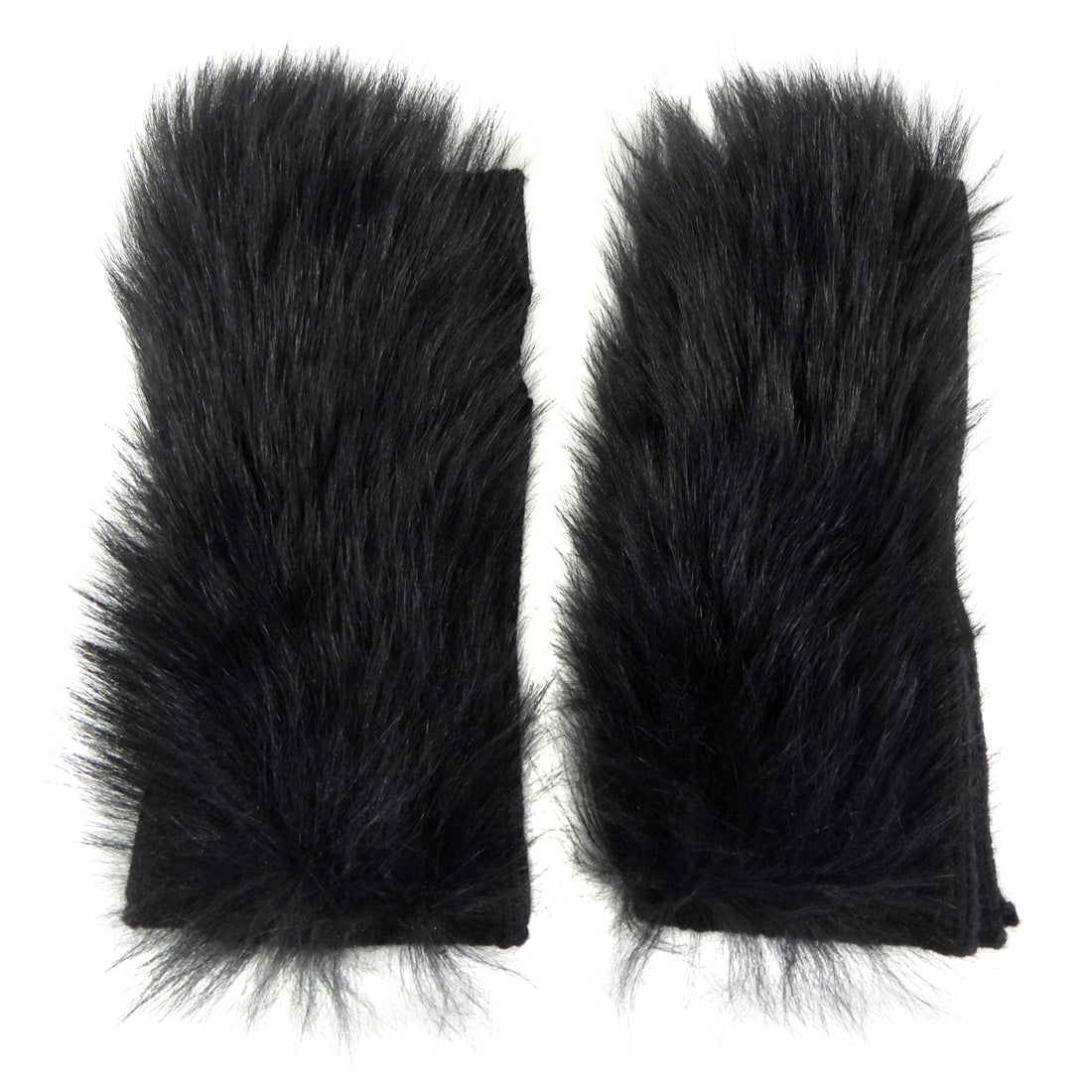 Yves Solomon Fingerless Mitts - Shearling / Cashmere