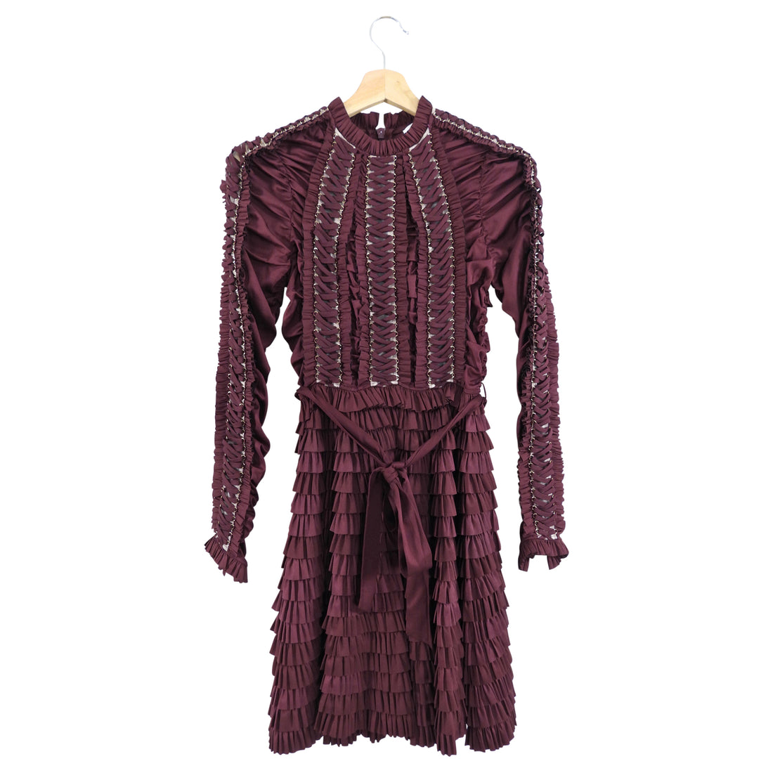 Zimmermann Lace Up Resistance Ruffle Dress - XS / 0 I MISS YOU VINTAGE Zimmermann Lace Up Resistance Ruffle Dress - XS / 0 I MISS YOU VINTAGE