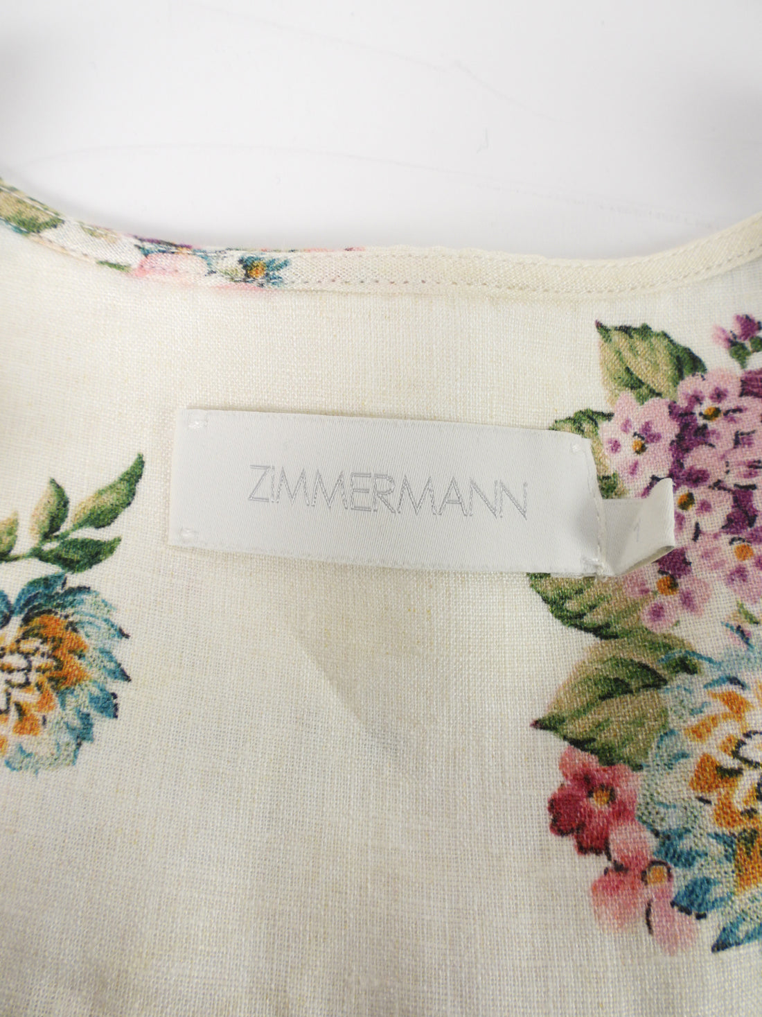 Zimmermann Honour Ruffle Floral Corset Dress - S (4/6)