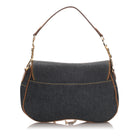 Christian Dior John Galliano Vintage Denim Saddle Bag