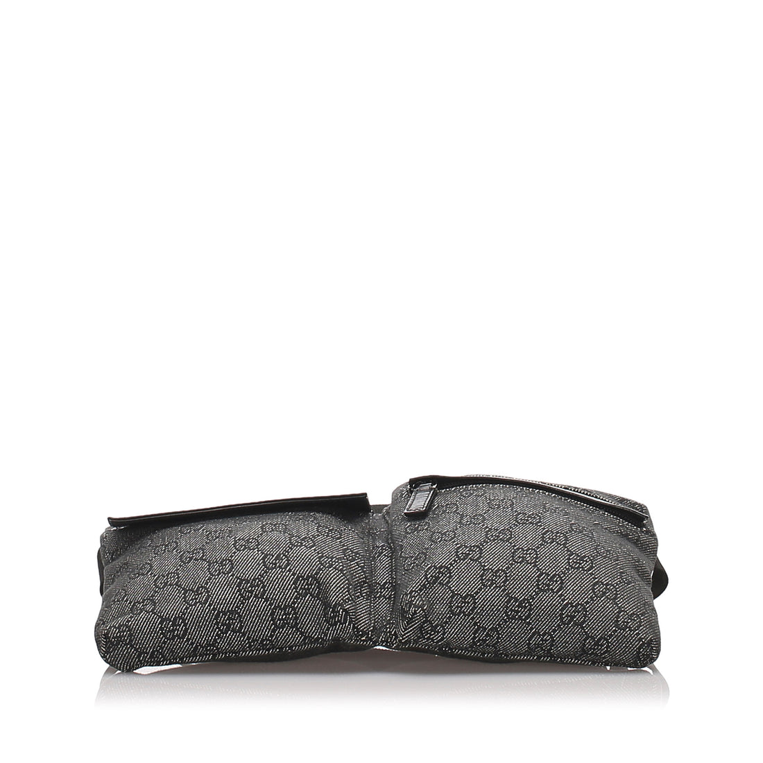 Gucci Black GG Monogram Waist Fanny Pack Belt Bag