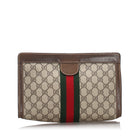 Gucci Vintage 1980's GG Supreme Web Clutch Bag