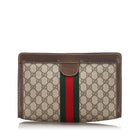 Gucci Vintage 1980's GG Supreme Web Clutch Bag