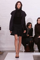 Balenciaga fall 2002 Nicolas Ghesquiere Black Strapless Ruffle Hem Mini Dress - 2